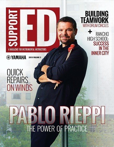 SupportED magazine with Pablo Rieppi on the cover