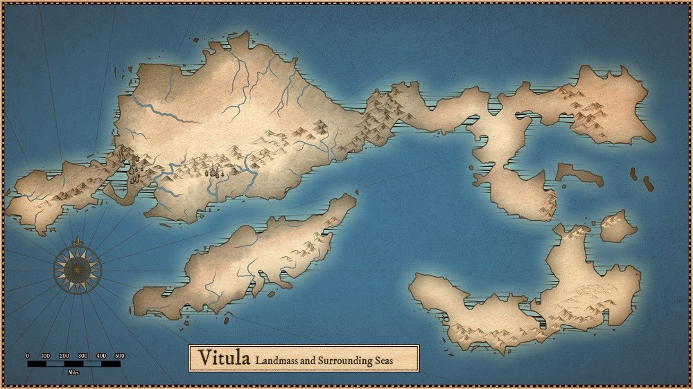 Vitula map from Novice to Ninja RPG