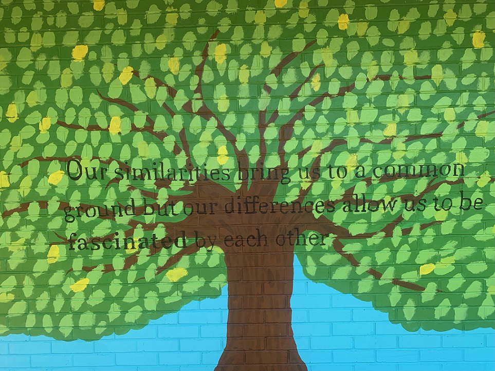 tree mural