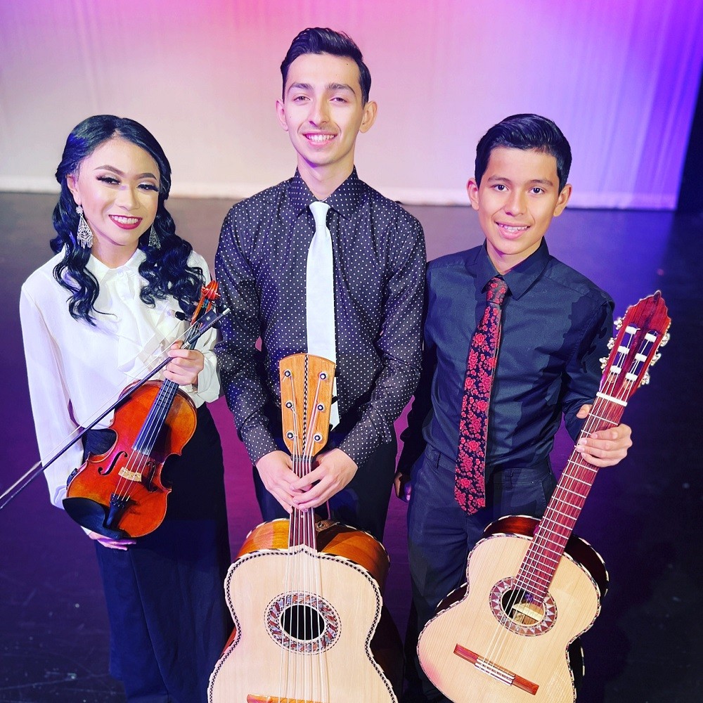 Trio Vegas from Las Vegas High School's Mariachi program 