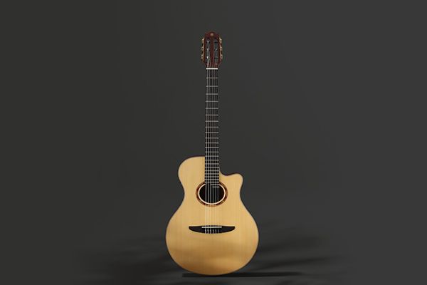 Yamaha NTX5 acoustic nylon string guitar.
