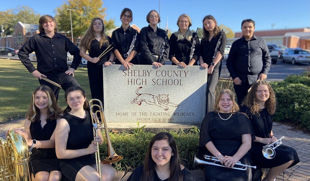 Shelby County High School winds ensemble