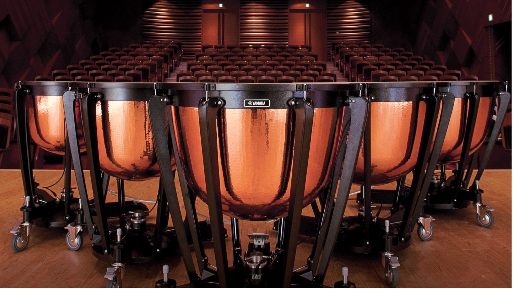 timpani inside of theater
