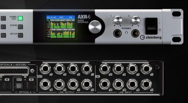 An image of a Steinberg AXR4 Interface.