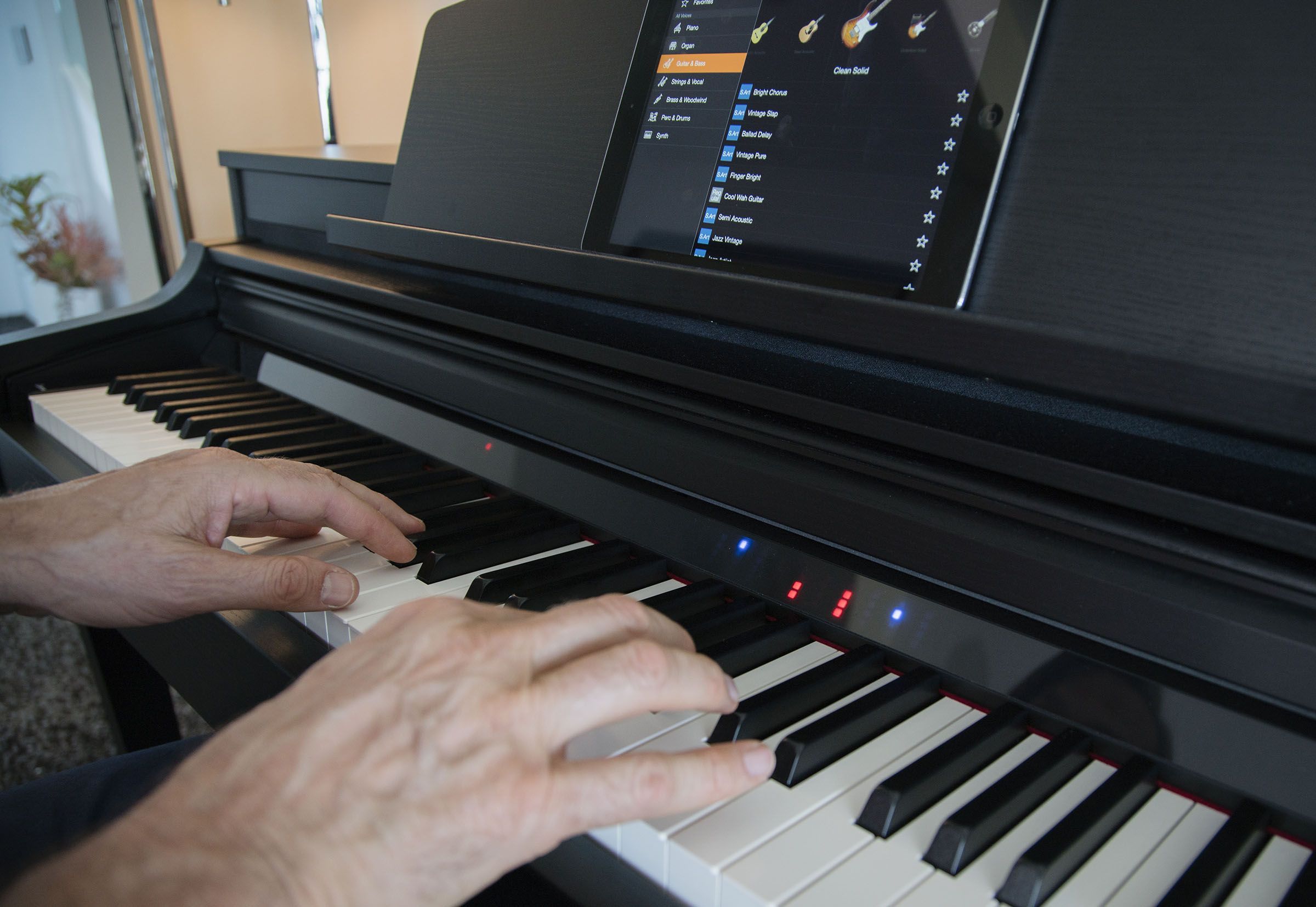 Close up of a keyboard.