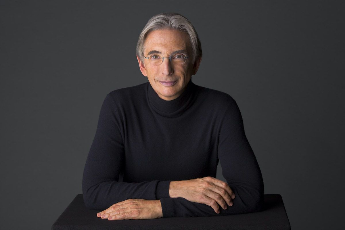 Michael Tilson Thomas studio headshot.