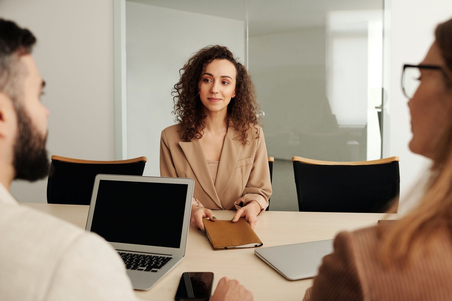 woman at job interview