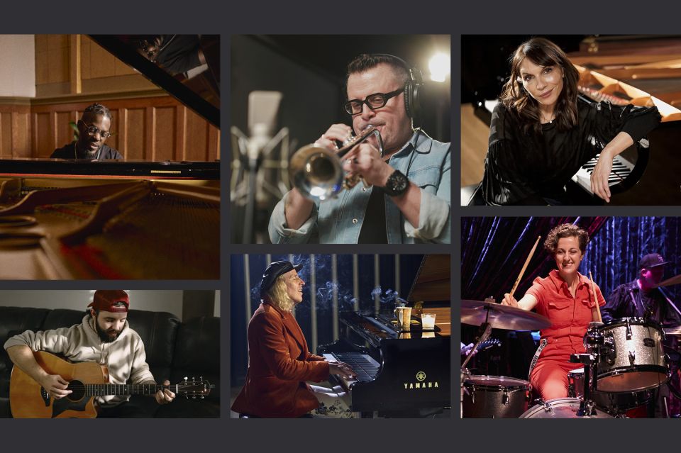 musicians playing instruments