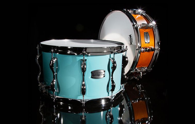 Two different snare drums.