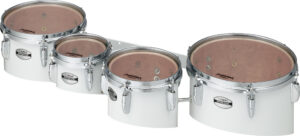 Four marching multi-toms.