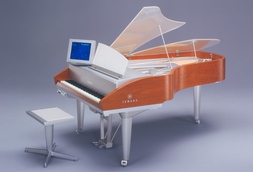 A Yamaha Disklavier piano.