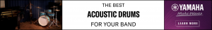 Acoustic Drums banner ad