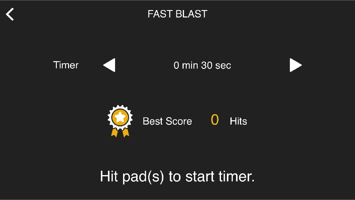 An image displaying the Fast Blast section of an app.