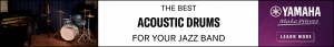 Acoustic Drums for Jazz Band banner ad