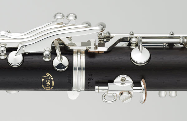 Kudoo Ebony Clarinet Barrel Tuning Tube Clarinet Parts Accessories Ebony Wood Clarinet Barrel Black Tube for Clarinet 