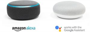 Amazon Alexa and Google Assistant.