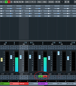 Screenshot of Automation Read and Write buttons for a track.