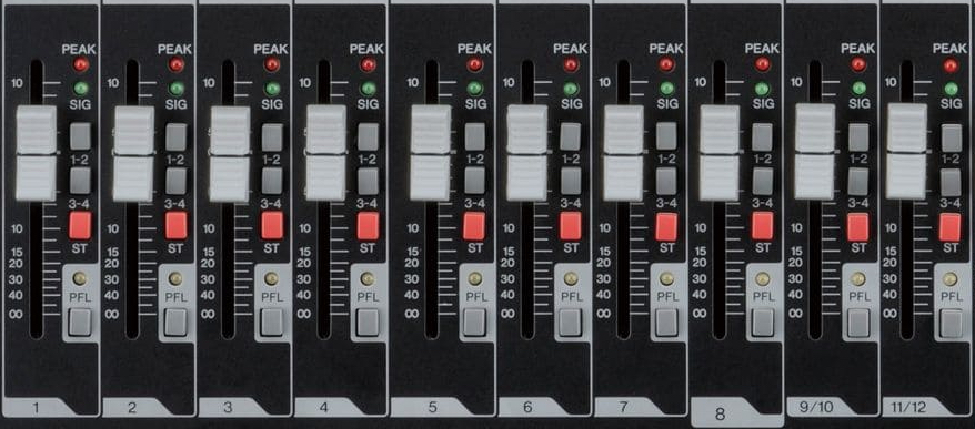 what is a fader on a mixer