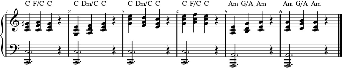 Scale tone passing chords.