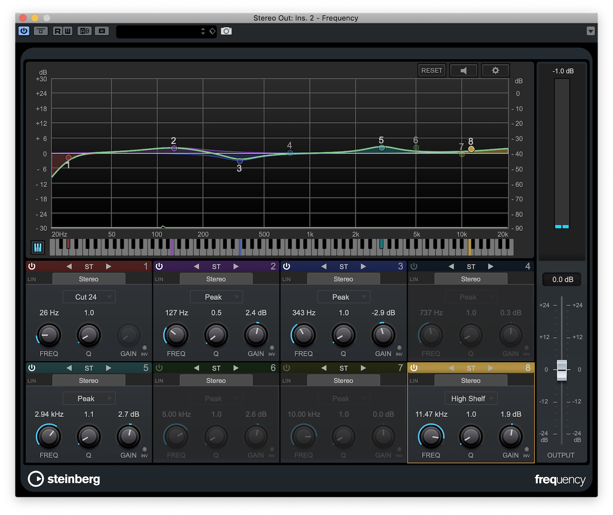 mix bus processing chain