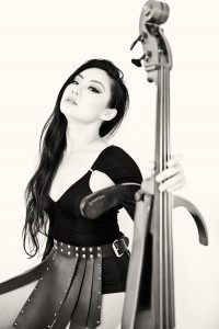 Tina Guo with her electric cello.