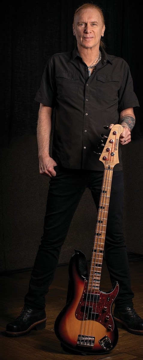 Billy Sheehan with Signature 30th Anniversary bass.