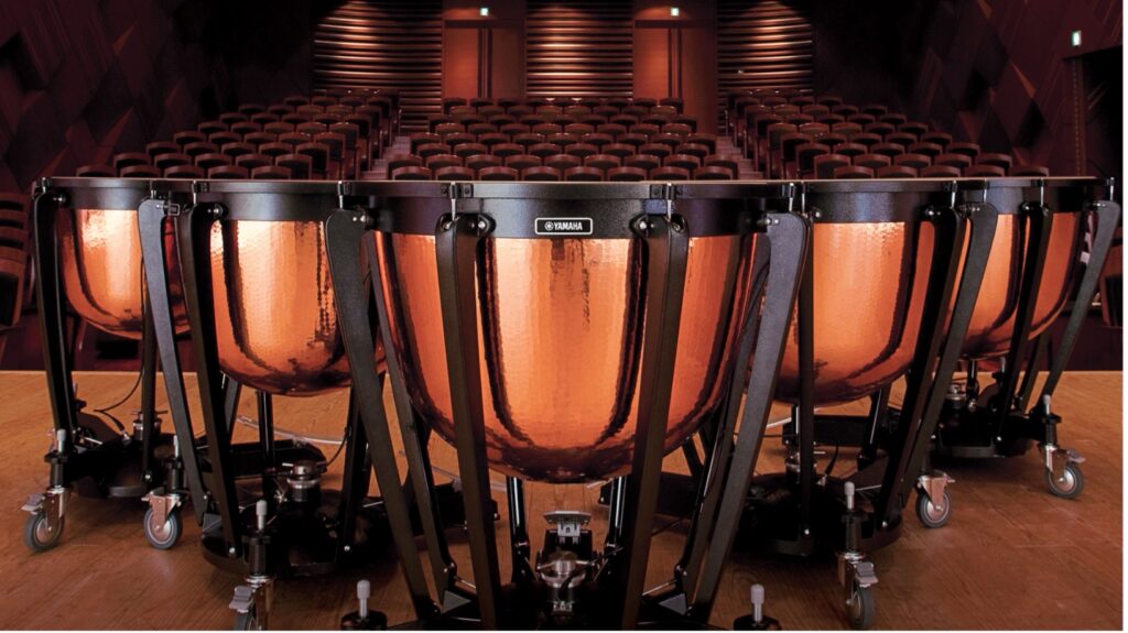 timpani inside of theater