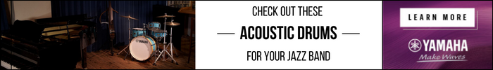 acoustic drums banner