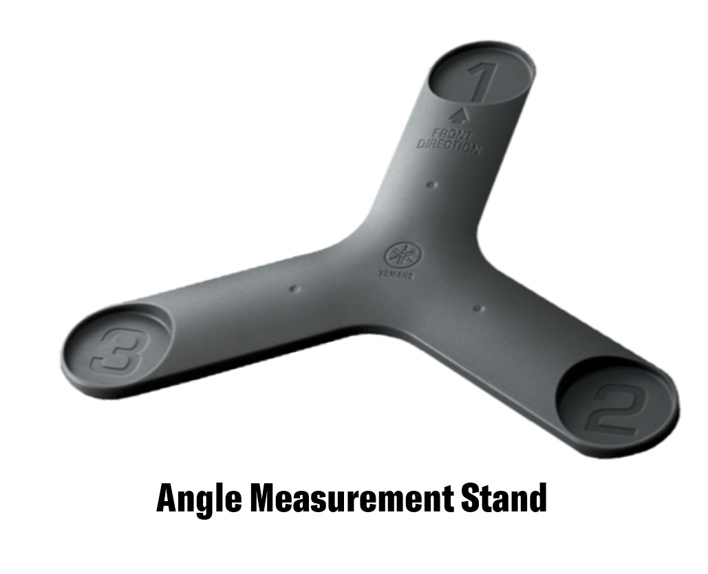 Three legged angle measurement stand.
