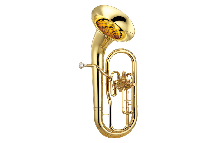 Brass horn.
