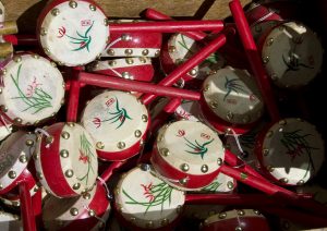 traditional Chinese toy drums.