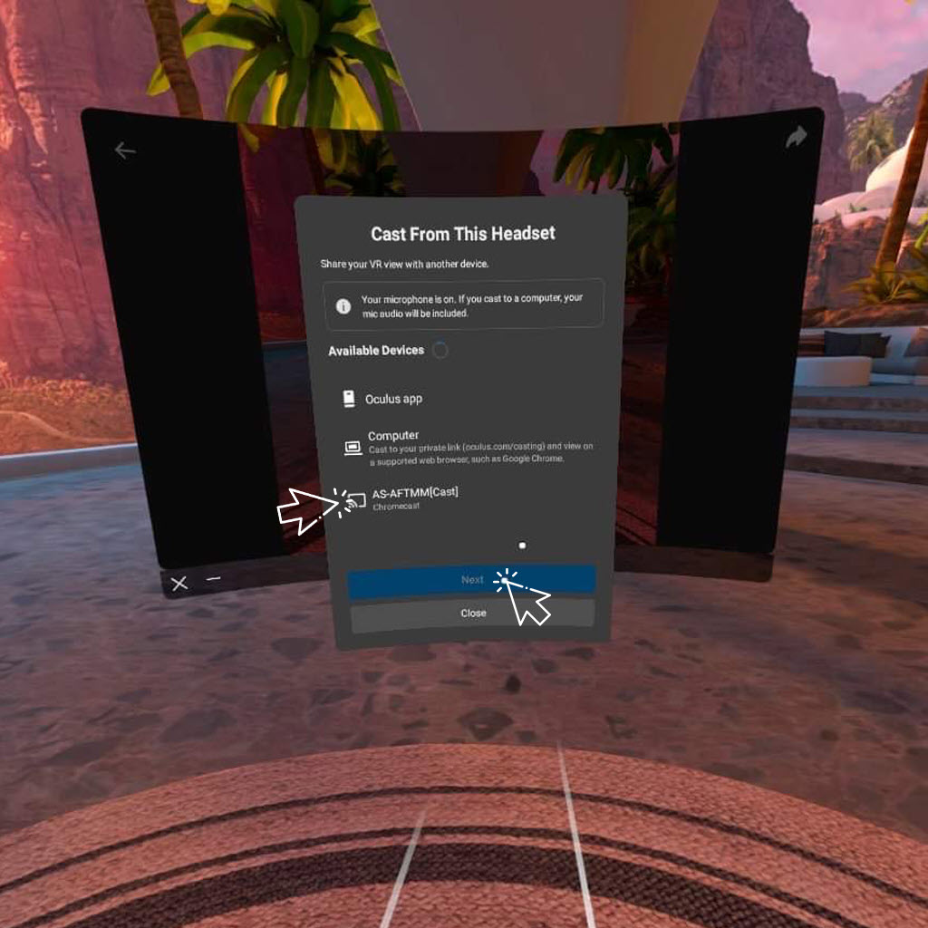 Cast oculus quest clearance to computer