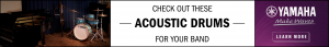 banner ad for acoustic drums
