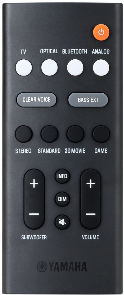 Closeup of a remote control