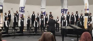 boys choir at Liberty Middle School