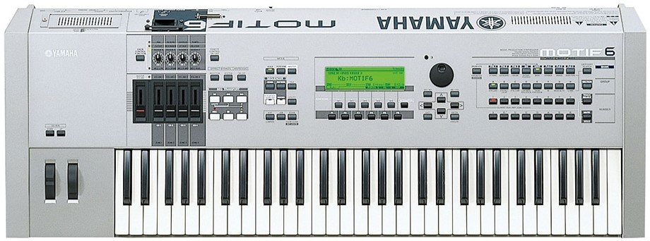 Electronic keyboard with additional controls.