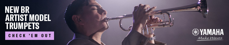 A promotion for BR Artist Model Yamaha trumpets.