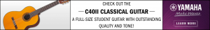 C40II Classical Guitar banner ad