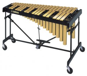 Vibraphone with gold bars