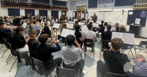Rosenberg rehearsal at Tejeda Middle School 
