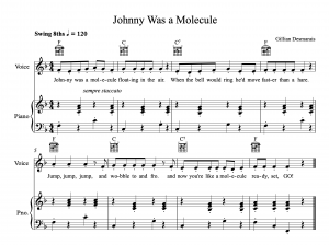 Johnny Was a Molecule sheet music