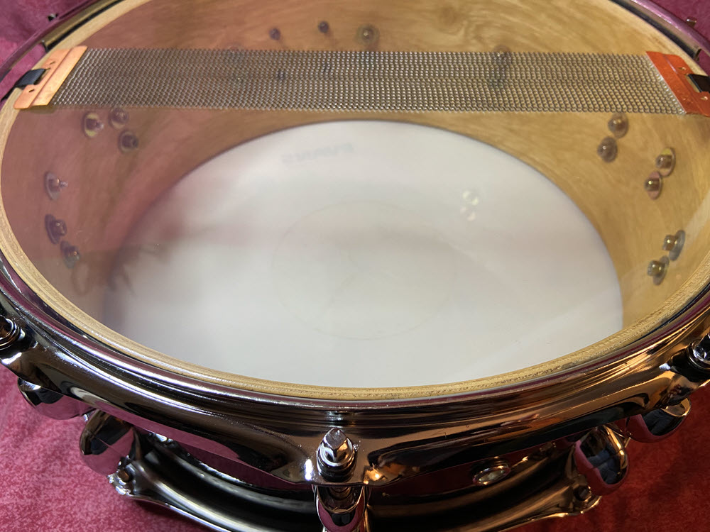 Inside of drum.