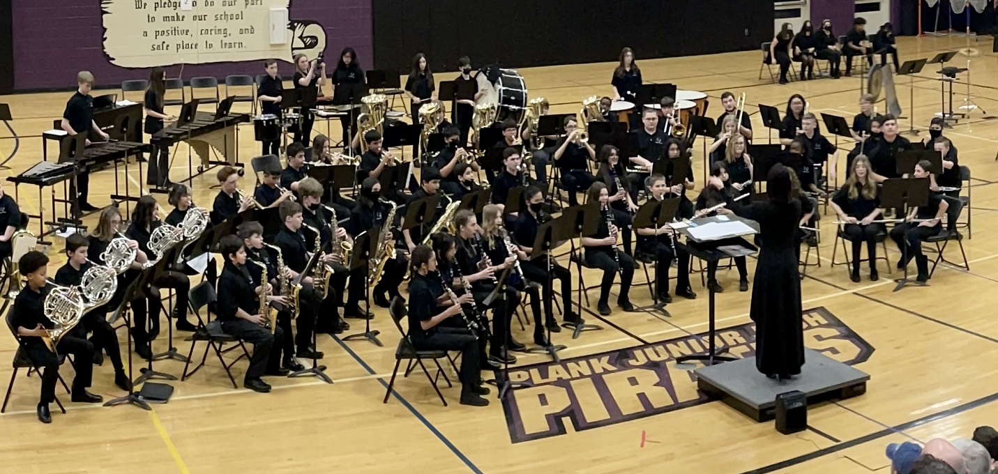 Plank Jr. High School concert