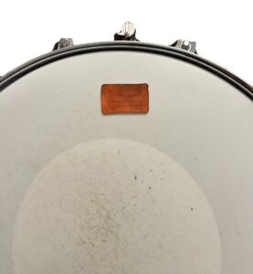 gel patch to dampen drum