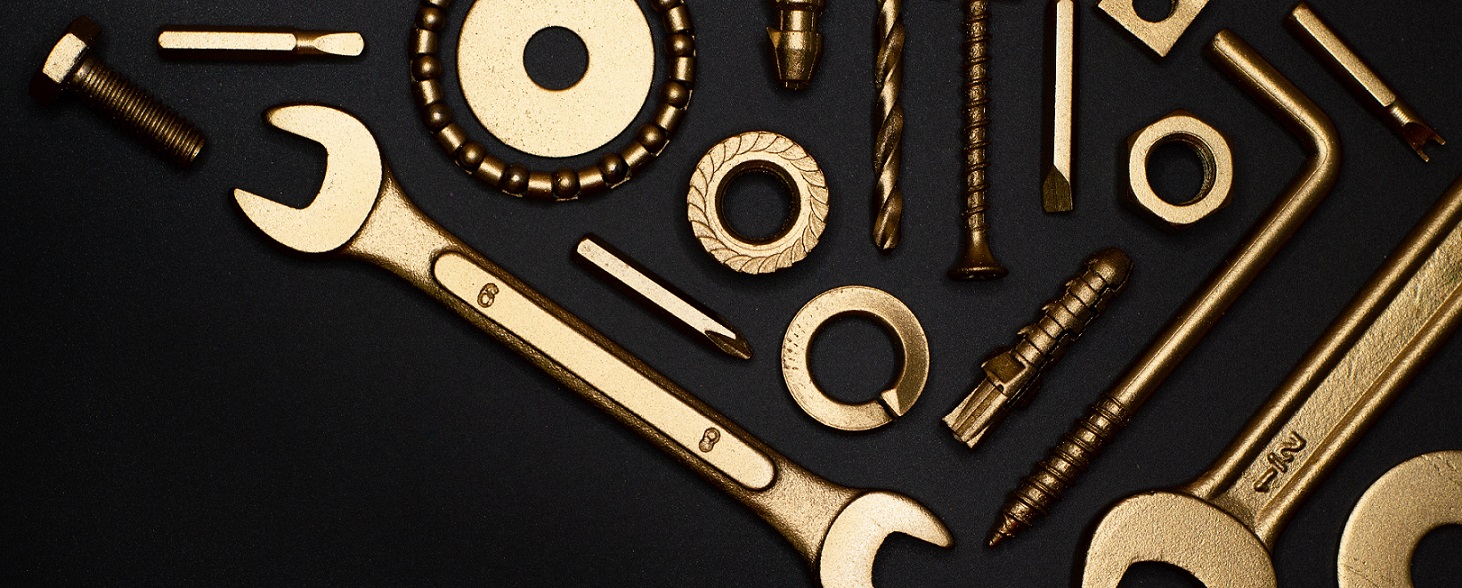 tools in a toolbox
