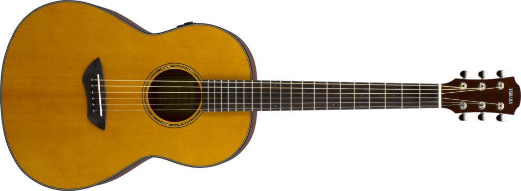 An acoustic guitar.