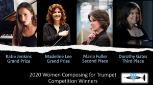 poster for 2020 Women Composing for Trumpet Competition