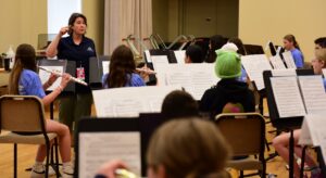 rehearsal at BOA Summer Camp