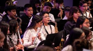 6th grade concert at Heritage Middle School