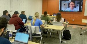 class meeting with music educator via Zoom